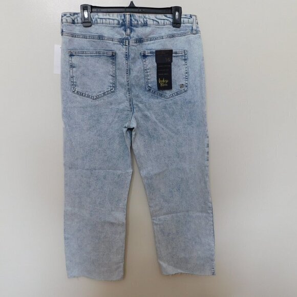 JR129 Indigo Rein Juniors' Slim Straight Cropped Jeans Size 15 / 31 x 27 - Picture 2 of 2